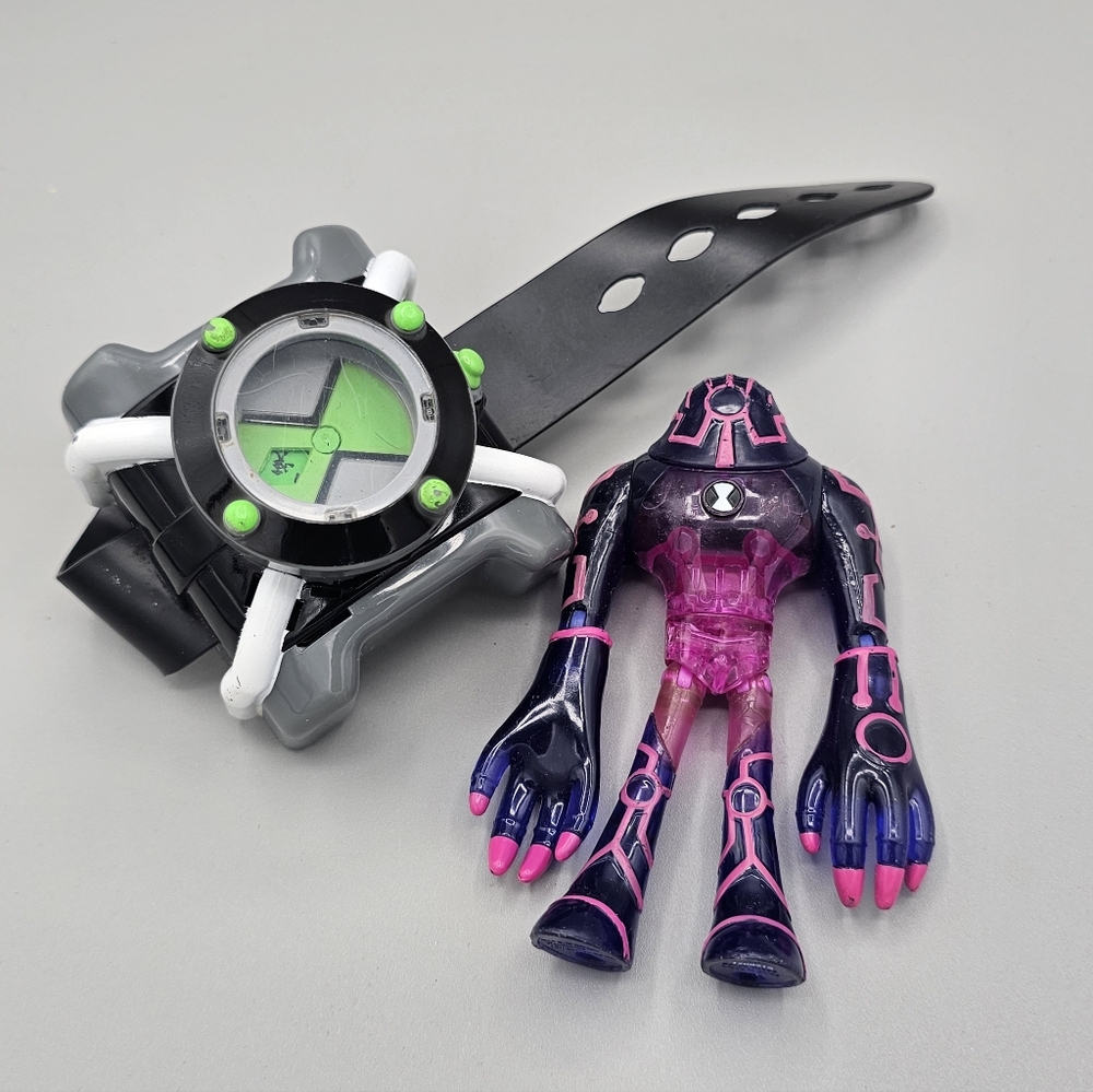 Ben 10 Omni Watch Upgrade Purple Plasma Toys Playmate *Watch Not Working* Figure
